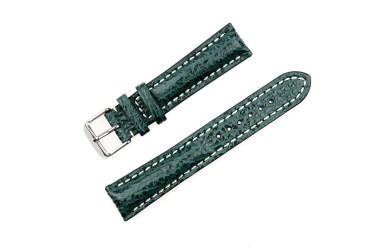 Pasek ze skóry Rekina biała nić - 8